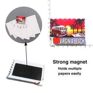 Custom 3D Acrylic Fridge <strong>Magnet</strong> Souvenir Laser Cut Custom Shape 3D Effect Clear Multi-Layer Travel Magnetic Sticker - Product Image 4