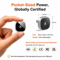 Mini Dongle de Liaison Sans Fil 2-en-1 pour Voiture, en Alliage de Zinc Métallique Durable, Module d'Interconnexion Multimédia Intelligent, Boîtier Universel