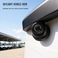 Caméra de recul HOKEVISION AHD 1080P 720P 960P avec vision nocturne, design dôme, 12V 3W, montage intérieur avant/arrière