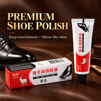 Crème à cirer les chaussures Jinyang, stable aux hautes températures, 30g, emballage en boîte, formule facile à nettoyer pour l'entretien des chaussures