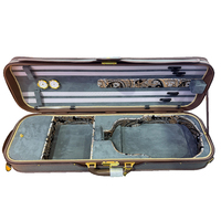 Étui de violon 4/4 en bois de qualité supérieure, boîte de rangement rigide, légère et robuste, pour violon de taille standard