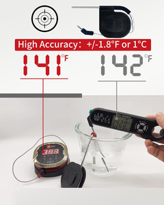 Sonde environnementale professionnelle avec clip de fixation en acier inoxydable, capteur de fosse étanche. ±1 ° Précision C de -22 ° F à 572 ° F. Comprend un organisateur - Product Image 2