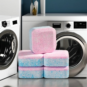 OEM 24ชิ้นเครื่องซักผ้าในครัวเรือนเครื่องทำความสะอาดแบบเม็ดฟู่เครื่องทำความสะอาดอ่าง - Product Image 3