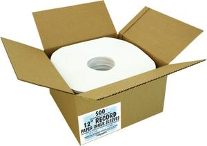Pochettes intérieures pour disque blanc arrondi sans acide de qualité archivistique pour album LP 12" - Product Image 4