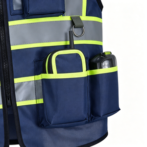 Veste de travail réfléchissante pour la sécurité des travailleurs, vêtement de signalisation, uniforme de chantier, vente en gros à prix abordable - Product Image 6