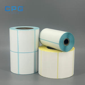 Papel de Etiquetas Térmicas de Primera Calidad con Recubrimiento Superior de 100x150 mm y 130 g/m², Etiqueta Térmica Directa para Logística y Envío - Product Image 1