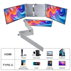 Monitor Portátil de Pantalla Dual de 14 Pulgadas, IPS FHD 1920x1200, 60 Hz, 100% SRGB, Tipo C/Mini para Computadora Portátil, Teléfono, Juegos - Product Image 5