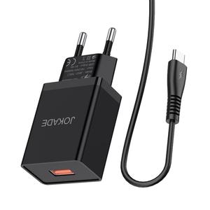 JOKADE <b>USB</b> Type C Charger 5V 5A Fast Charging Black <b>Plug</b> <b>Adapter</b> for Phone Tablet - Product Image 2