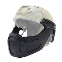 Adaptateur de rail pour masque demi-visage FAST Tactical Helmet, type séparé, masque de protection tactique extérieur en nylon polyamide