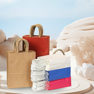 Best Selling Custom Kraft Paper <b>Bags</b> with Lamination and Digital Printing for Sushi Take Away Sold in Wholesales with Own Logo - Product Image 4