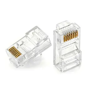 Connecteur RJ45 FTP 8P8C UTP de haute qualité pour câbles réseau CAT5 CAT5e CAT6 pour applications réseau