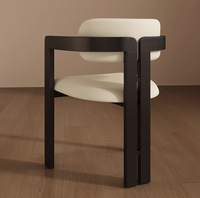Set di Sedie da Ristorante in Legno Massello di Design Minimalista Italiano Nordico, Sedie per Ristoranti e Caffetterie con Schienali Confortevoli