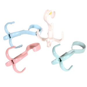 Four Claw <b>Plastic</b> Rotating <b>Hook</b> Multi Functional Coat Hat Bag Tie Rack Wardrobe Storage <b>Hook</b> - Product Image 5