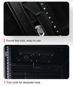 Hệ thống làm mát khung 600x600 800x800 800x1000 Kích thước tủ mạng máy chủ RACK 42U trung tâm dữ liệu tủ mạng 19 inch - Product Image 6