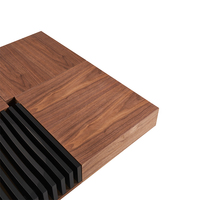 Table basse pour la maison, ensemble de tables basses en bois, table basse moderne de luxe