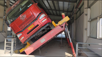 Dumper 80-150T personnalisé pour gros camion Plate-forme de déchargement hydraulique Basculement de conteneur Équipement de manutention neuf