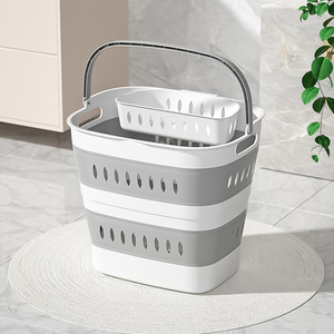 Cesta plegable <span class=keywords><strong>de</strong></span> plástico PP <span class=keywords><strong>de</strong></span> alta calidad, cesta <span class=keywords><strong>de</strong></span> almacenamiento <span class=keywords><strong>de</strong></span> <span class=keywords><strong>ropa</strong></span> sucia <span class=keywords><strong>de</strong></span> pie Rectangular portátil - Product Image 1