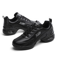 Chaussures de danse pour femmes, grande taille, transfrontalières, rembourrées, avec tige en polyuréthane, semelle extérieure en EVA, talon bas – Chaussures de marche sportives et décontractées
