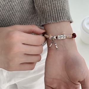 Pulsera de plata pura con diseño de borlas, unisex, para uso diario - Product Image 3