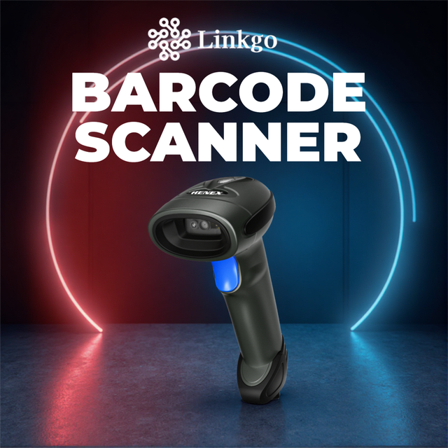 Wireless Handheld 2.4G Barcode Scanner for 1D 2D Barcodes Retail Industrial Logistics Use in Stock Barcode Scanner