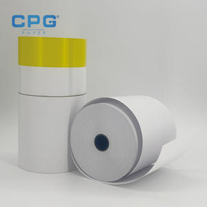 Rouleau de papier thermique pour terminal de paiement, non toxique, 80x70mm, 45gsm, pour caisse enregistreuse et reçus de commerçant, vente en gros fabricant - Product Image 1