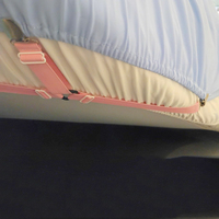 Bretelles élastiques triangulaires réglables Clip de sangle pour drap de lit Couvre-matelas Ceinture élastique