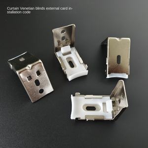 Support à pression en fer fixe pour fenêtre stores vénitiens Installation store enrouleur doux gaze rideau bois rideau rideau accessoires - Product Image 3