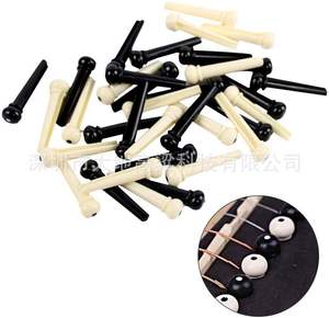 Ensemble de retenues de cordes pour guitare folk, en stock usine, avec retenues de cordes <span class=keywords><strong>à</strong></span> cône, retenues de cordes <span class=keywords><strong>à</strong></span> colonne, retenues de <span class=keywords><strong>queue</strong></span> de cordes pour <span class=keywords><strong>piano</strong></span>, et kit d'extraction de retenues blanches et noires - Product Image 2