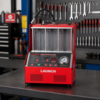 Nettoyeur et testeur d'injecteurs de carburant LAUNCH CNC-602A, machine de nettoyage ultrasonique pour injecteurs 6 cylindres pour véhicules à essence