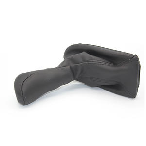 Couvercle anti-poussière noir pour pommeau de levier de vitesse automatique, en cuir, ergonomique, pour Mercedes-Benz W203 - Product Image 1