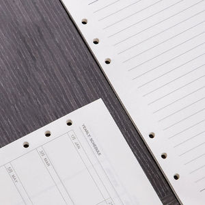 مجموعة أوراق فضفاضة باللون الأسود والبني ، مجموعة هدايا الأعمال ، مجموعة مجلة عالية الجودة مع قلم وصندوق - Product Image 3