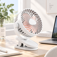 Nouveau modèle K6 – Mini ventilateur silencieux portable USB pour bureau, dortoir, poussette, double batterie, longue autonomie, maison et voiture