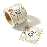 Stiker Parfum Makeup Bopp Cetak Logo Kustom Roll Label Kemasan Vinyl Perekat Produsen Merek Teratas PT