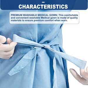 Hubei Haixin camice operatorio resistente all'ospedale tuta Sterile monouso abbigliamento protettivo medico camici chirurgici all'ingrosso - Product Image 4