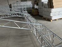 Kit de structure de toit triangulaire en aluminium pour écran LED, éclairage DJ, enceintes, festival de musique, spectacle, exposition, structure de toit en treillis