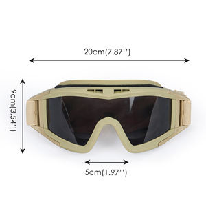 Gafas Tácticas ARTEX Serie Protección Táctica, Gafas Deportivas para Exteriores, Protección UV, Gafas Tácticas de Tiro - Product Image 3