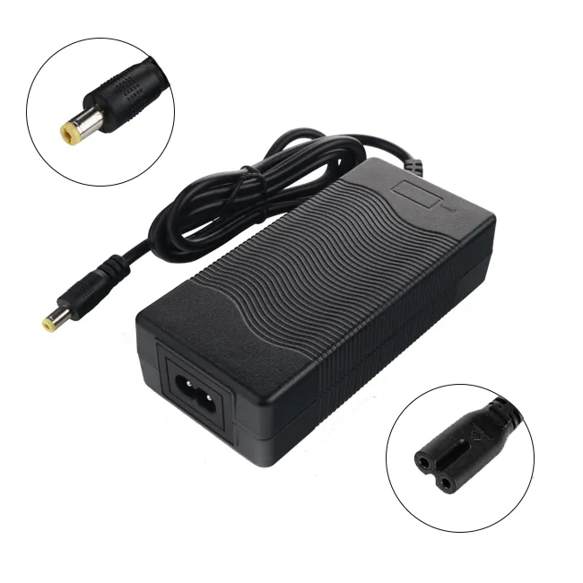 XVE 12.6V 5A Electric Scooter Charger Smart Fast Charge 12V Lithium Battery charger for CE FCC KC DC Plug
