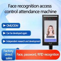 Máquina de Control de Asistencia y Acceso con Reconocimiento Facial Android de 7 Pulgadas, Sistema Integrado de Reconocimiento Facial con SDK
