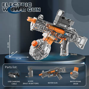 ปืนฉีดน้ำไฟฟ้าสำหรับเด็ก <span class=keywords><strong>UMP45</strong></span> ปืนฉีดน้ำแบบพกพาใหม่ แรงดันน้ำต่อเนื่อง 10 เมตร ปืนฉีดน้ำของเล่นกลางแจ้งสำหรับผู้ใหญ่ - Product Image 4