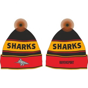 Vente flash, bonnet en tricot jacquard rétro sport, Royaume-Uni, <span class=keywords><strong>Irlande</strong></span>, équipe de football, fan, collègue, adultes, enfants, bonnet à pompon - Product Image 3