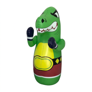 Saco de Boxeo Inflable de Dinosaurio para Niños, Diseño Moderno, Relleno de Agua, Material de PVC Ecológico, Juguete de Boxeo Personalizable - Product Image 1