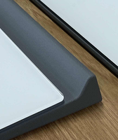 Tapis de table blanc réutilisable en verre, effaceur à sec, pour bureau et maison et école