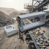 Système de détection de métaux pour convoyeur minier avec fonction d'alarme et d'arrêt pour la protection des équipements, unité sur mesure