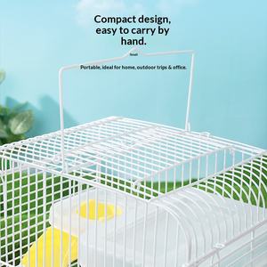 Grande cage pour hamster 47 - Kit complet de luxe pour hamster syrien - Fournitures pour petite maison d'animaux - Product Image 3