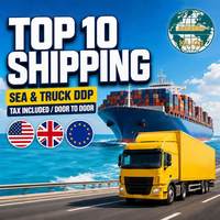 Alibaba Express B2B Produit Expédition maritime DDP USA UK UE Porte à Porte Taxes Incluses Top 10 Agent transitaire Chine