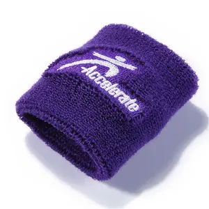 Sweatbands แบบกําหนดเองสีรุ้งนีออนแบบกําหนดเอง Sweatbands ข้อมือจํานวนมาก