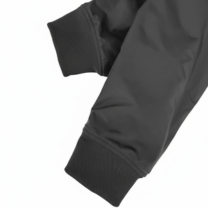 Chaqueta con capucha y cuello alto de algodón 100% personalizada con cremallera completa para montar al aire libre para invierno para deportes de invierno - Product Image 2