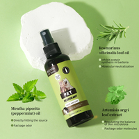 Marque privée MOOYAM Déodorant pour animaux de compagnie Déodorant pour litière de chat Purification des odeurs Parfum persistant à base de plantes OEM Déodorant Spray