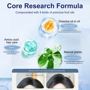 Wholesale Anti Dandruff <strong>Shampoo</strong> <strong>Customised</strong> Natural Plant Extract Refreshing Moisture Organic Natural <strong>Shampoo</strong> and Conditioner - Product Image 5