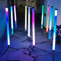 Tube LED DMX 3D, barre LED changeante de couleur, tube sans ombre, lumières DJ, lumières de scène, tube LED DMX laiteux